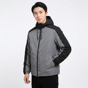 Custom Made Hooded Waterproof Quick Dry Breathable Polyester/Nylon Casual Autumn Windbreaker <b>Jacket</b> Men Outdoor Clothing Custom - Product Image 1