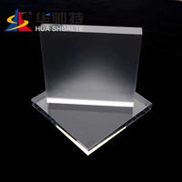 HUASHUAITE Plaque acrylique de haute qualité 4 mm 6 pieds * 4 pieds 100 % acrylique vierge 10 mm gris mat dépoli