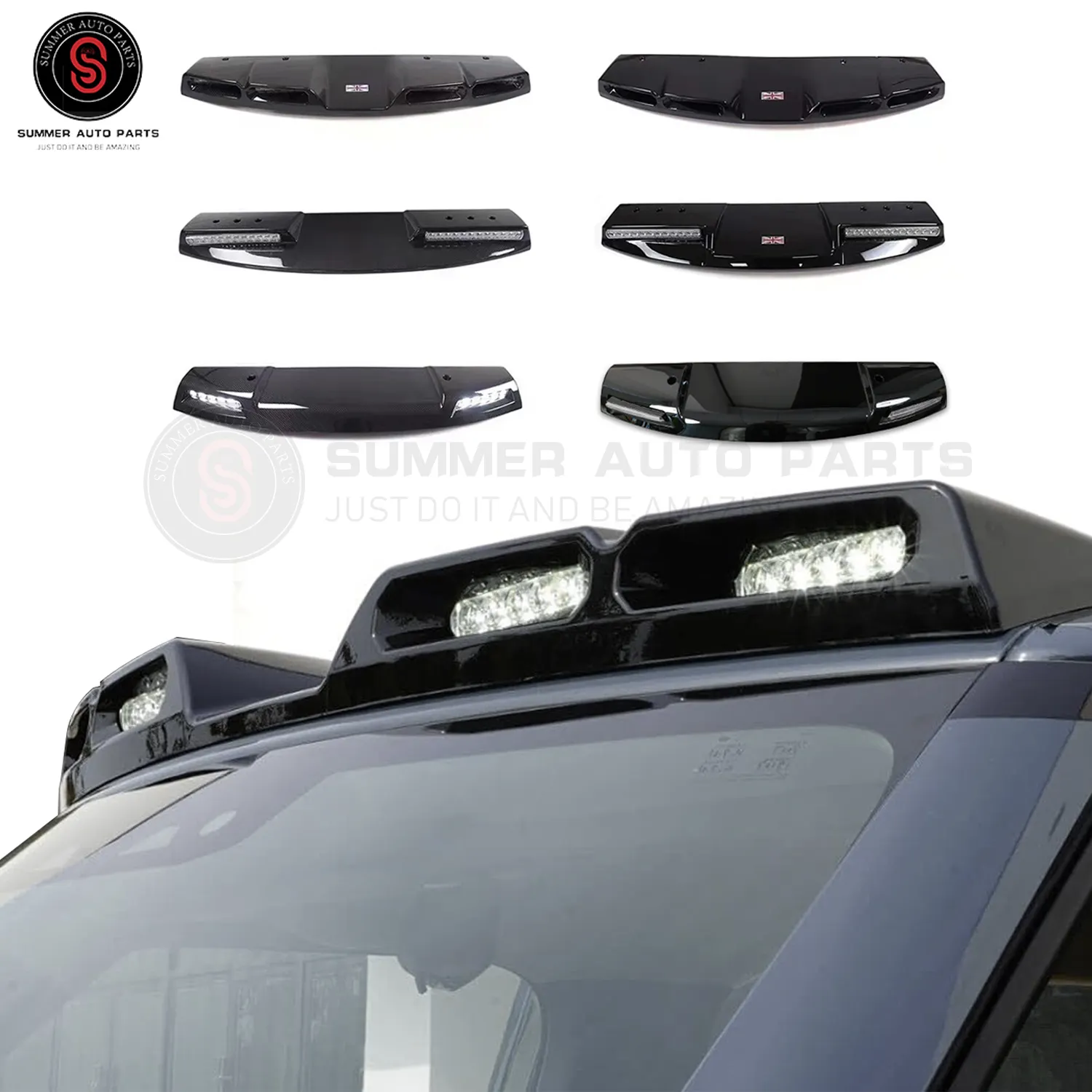 Auto Offroad Dachs poiler LED 4 X4 Auto Top Light Dach licht für Land Rover Defender 110 LED Dach licht