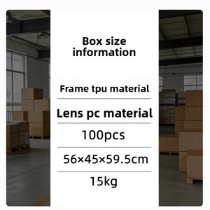 Gafas de Motociclismo Deportivas Azules para PC, Protección UV400, Marco Completo de TPU, Resistentes al Viento, a la <span class=keywords><strong>Arena</strong></span> y al Polvo, Lentes <span class=keywords><strong>Espejadas</strong></span> Polarizadas, Correa Ajustable - Product Image 4
