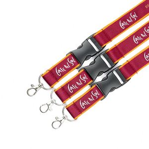 Porte-badge à trois emplacements pour cartes d'identité, chargement par le haut, avec clip métallique, noir, pour lanière de 3/4 pouce - Product Image 1