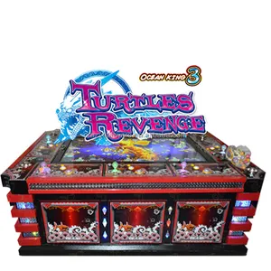 Goede Winst 55 Inch Fish Game Tafel Metalen Arcade Vismachine Met 8 Zitplaatsen In Wraak Van Las Vegas-Schildpadden