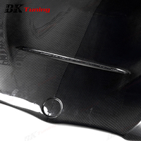 Couvercle de moteur modifié style GTS BK Tuning pour BMW M3 E92 E93, capot avant en fibre de carbone sèche pour BMW M3 E92 E93