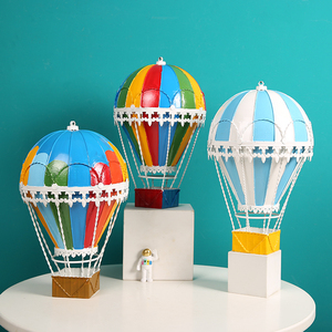 Modelo de globo aerostático decorativo para habitación de niña, decoración de escritorio, accesorios. - Product Image 4