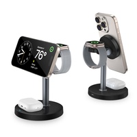 Nouveau produit : Chargeur sans fil 3-en-1 rapide 15W avec support magnétique pour iPhone, écouteurs et montre