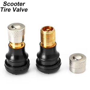 Válvula de neumático para patinete eléctrico, piezas generales para patinete sin cámara, válvula de neumático de vacío Segway Max <span class=keywords><strong>G30</strong></span> Xiaomi M365 Pro, patinete eléctrico - Product Image 1