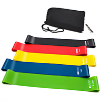 Haiyang Libenli – bande d'étirement du corps, gymnastique à domicile, Fitness, exercice, Yoga, boucles, Mini bandes de résistance, ensemble avec sac de transport, vente en gros