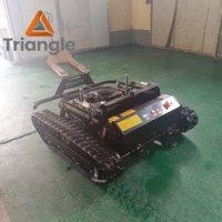 Tondeuse robotisée à chenilles tout-terrain professionnelle, 2500W, à essence, grande capacité (308 kg), largeur de coupe optimisée
