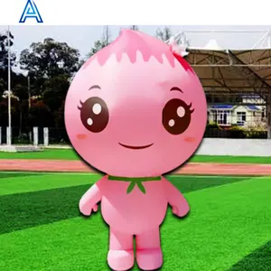 China fabricante fábrica personalizar durável alta qualidade inflável explodir publicidade fruta boneca menino menina modelo