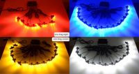 P993 16 LED Grill Not warnleuchten Drahtlose Fernbedienung Auto LED Blitzlicht 4*4 12V Auto LED Blitzlichter