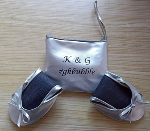 Zapatos de Ballet Plegables Personalizados <span class=keywords><strong>2022</strong></span>, Ligeros, para Bodas y Bailes, para Novias y Novios, Primavera Verano - Product Image 1