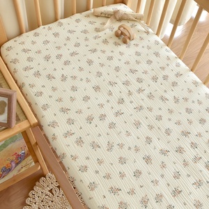 Coprimaterasso Personalizzabile in Doppio Strato di Garza per Neonati, Copriletto Componibile, Lenzuolo per Lettini e Mobili per Bambini - Product Image 6