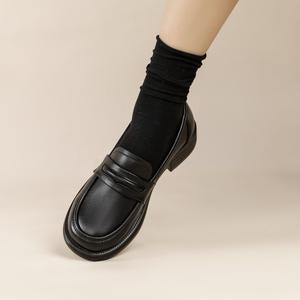 Nouvelles Chaussures de Travail Femme Automne 2026 – Mocassins Souples en PU à Bout Rond, Semelle en Caoutchouc, Style Britannique Polyvalent - Product Image 1