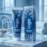Dentifrice Herbal Biologique Végétal à Marque Blanche, Ingrédients Personnalisés, Sans Fluorure, Blanchiment Naturel, Anti-Caries, Usage Hôtelier