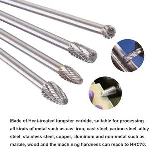 1/4 "ชุดหัวเจียรแบบหมุนก้าน6" ยาวถึงได้คู่สำหรับหัวเจียรแบบหมุนสำหรับเจาะงานไม้ดอกสว่านไดคัท - Product Image 6