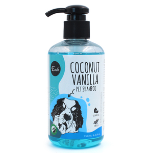 Shampooing de bain pour animaux de compagnie à la peau sensible de marque privée OEM shampooing hydratant et apaisant au parfum de vanille et de noix de coco pour tous les chiens et chats - Product Image 2