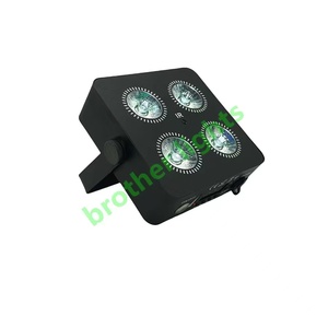 Mini Uplight 4x18W RGBWA UV 6 en 1 Batería Uplight inalámbrico <span class=keywords><strong>DMX</strong></span> LED up iluminación boda Dj escenario fiesta Par Light - Product Image 3