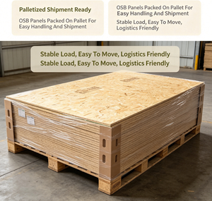 <span class=keywords><strong>Panneau</strong></span> de bois <span class=keywords><strong>OSB</strong></span> mélaminé à faible teneur en COV pour cadre d'armoire et décoration de cloisons intérieures - Product Image 5