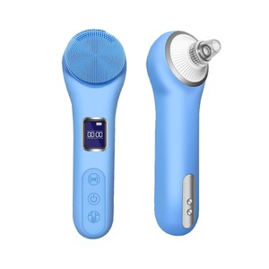 Cepillo Facial de Silicona Suave con Pantalla LCD Recargable para Limpieza, Exfoliación y Masaje - Product Image 1