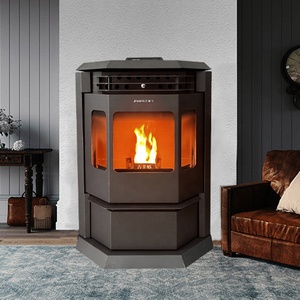 <span class=keywords><strong>Chimenea</strong></span> eléctrica moderna Estufa de pellets de madera de calidad ecológica Panel táctil Horno de control de aplicación <span class=keywords><strong>con</strong></span> temperatura. Expositor para casa - Product Image 3