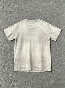 T-shirt à manches courtes beige pour homme JME, coupe classique, décontracté, col rond, jersey de coton, imprimé lettres sur le devant - Product Image 2