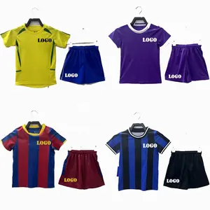 Индивидуальное название Таиланд, качественный мужской дизайн, классические винтажные футбольные майки, Детская Объединенная Ретро Футбольная форма