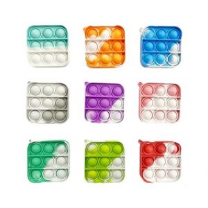Custom <b>Fidget</b> Toy-Finger Bubble Pop Stress-Relief <b>Keychain</b> - Fun DIY Mochi Toy - Product Image 2