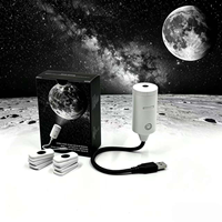 Mini projecteur USB moderne pour voiture, lumière d'ambiance étoile et nébuleuse, lampe de projection pour chambre à coucher, cadeau pour le sommeil