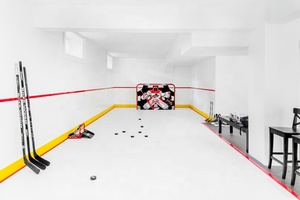 Hot bán tổng hợp băng trượt băng sân thảm di động tạm thời dryland khúc côn cầu gạch uhmwpe Chất liệu tùy chỉnh cắt dịch vụ - Product Image 3