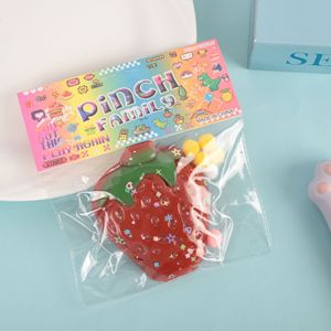 Juguetes Blandos de Plástico con Forma de Comida Realista, Juguetes Antiestrés Súper Suaves de Donut y Pata de Gato para Niños Unisex - Product Image 3