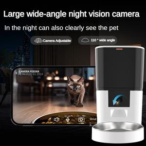 Comedero Automático para Perros y Gatos de Gran Capacidad, con Cámara Inteligente HD de Gran Angular, Tazones de Acero Inoxidable, Máquina de Alimentación para Mascotas - Product Image 4