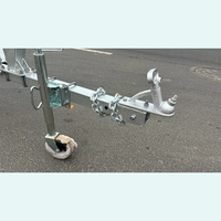 Remorque pour bateau galvanisée à essieu unique, capacité de charge 450 kg, haute qualité, prix usine, avec certification VIN CE DOT, ventes en promotion