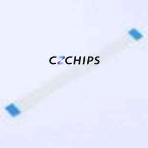 FFC-1.0-12P-150mm FFC Cable (Flexible Flat Cable) P=1mm Connector 12P 1mm 0.3mm Non-Inverting - Product Image 2