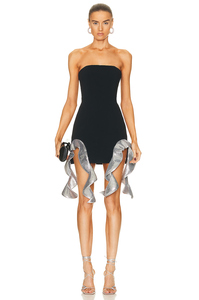 Bandage personnalisé en usine OEM Mini Short <span class=keywords><strong>Club</strong></span> Robes de soirée sexy dos nu pour femmes Soirée - Product Image 2