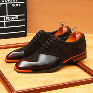 Zapatos de vestir de lujo para hombre, de alta gama, hechos a mano, estilo italiano, tipo Oxford. - Product Image 6