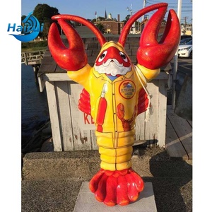 Scultura di stella marina, conchiglia, corallo, conchiglia marina, pesce in fibra di vetro e resina, decorazione per acquario, statua ecologica da esterno a simulazione di spiaggia - Product Image 2