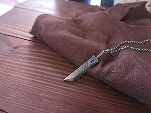 Collana con Ciondolo Spada Buster di Cloud da Final Fantasy VII Remake in Argento Sterling 925 - Product Image 2