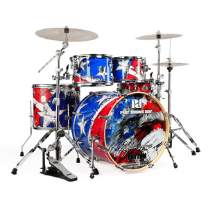 Envío Directo del Fabricante, Juego de Batería Acústica Profesional de Jazz, Serie PD, 5 Tambores, 3 Platillos, Instrumento de Percusión para Adultos - Product Image 2