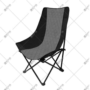 Heated Folding Chair Portable Outdoor Camping Chair Aluminum <b>Frame</b> <b>Black</b> Polyester Casual Fishing Chair Temperature Controlled - Product Image 4