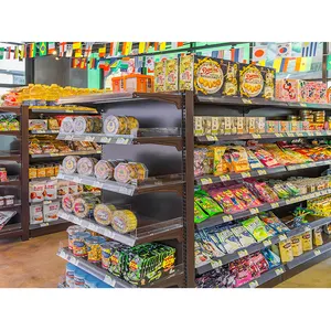 Guichang metal combined supermarket shelves retail store display rack