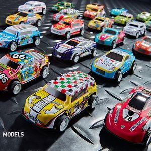 Friction Traffic <b>Toys</b> Car Sets Tin Back to the Car Children's <b>Toys</b> Storage Barrel Collector's Edition of 30 Alloy Racing - Product Image 4