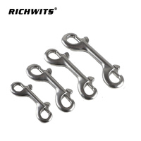 Gancho de Resorte de Liberación Rápida de Acero Inoxidable 304 316 de Doble Extremo, Precio de Fábrica, para Accesorios de Yates Marinos al Aire Libre