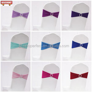 Hebilla para Lazo de Silla de Spandex de Calidad de Foshan Guangzhou para Banquetes y Bodas - Product Image 1