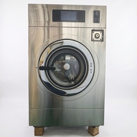 Lave-linge professionnel 20 kg à monnayeur, non suspendu, à poser au sol, pour laverie libre-service