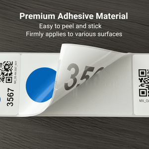 3-in-1 ID tags scannable QR code ID stickers large number ID <b>labels</b> <b>waterproof</b> vinyl stickers luggage ID labelswith QR code - Product Image 2