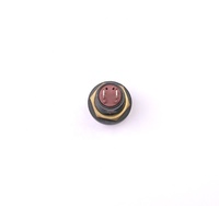 TOOWEI Interruptor de Botón Pulsador Impermeable IP67 de 12 mm con Terminal de Soldadura para Panel de Control Marino