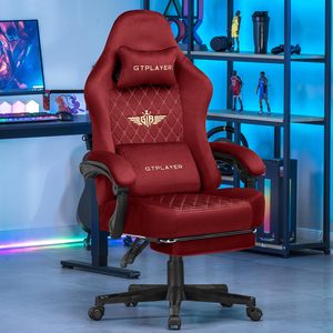 Silla de juegos en stock rentable, precio más bajo, silla de juegos roja barata con reposacabezas <span class=keywords><strong>y</strong></span> cojín lumbar, Cadeira De Jogos - Product Image 2