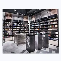 Cant-zx luminárias de lojas de cosméticos, prateleira cosmética para design de decoração de interiores de loja de cosméticos