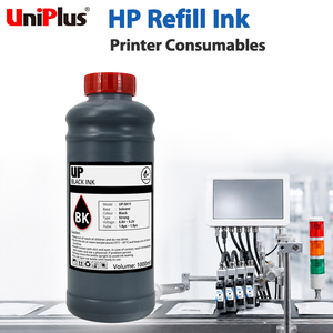 Uniplus <b>Printer</b> Consumables HP <b>Refill</b> <b>Ink</b> 1000ml One Bottle TIJ 2.5 Solvent Based <b>Ink</b> - Product Image 1