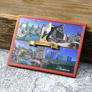 แม่เหล็กติดตู้เย็นแบบกำหนดเองใหม่ปี 2024 แม่เหล็กติดตู้เย็นฟอยล์อะลูมิเนียมริเวียร์ฝรั่งเศส ของที่ระลึก - Product Image 6